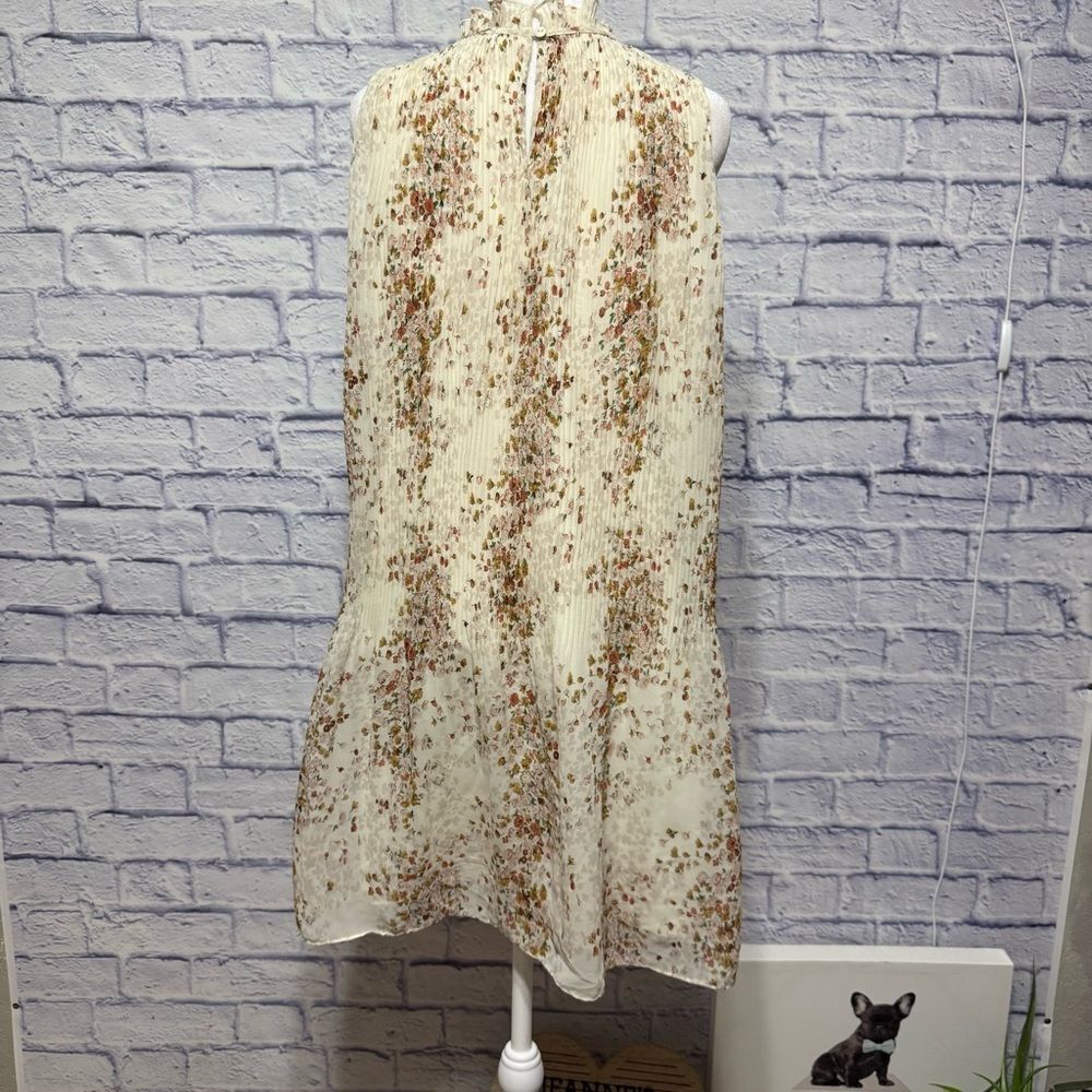 Anthropologie Women’s Maison D'Amelie Paris Drop Waist Sleeveless Midi Dress L - Picture 4 of 16